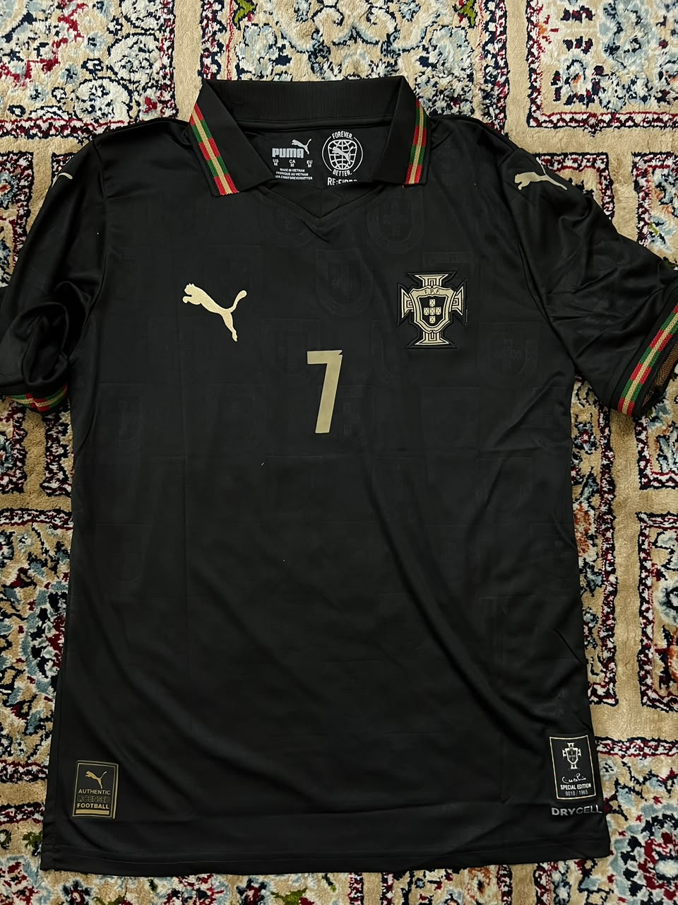 Portugal Black Edition Jersey 2026 — Home shirt by Northstand